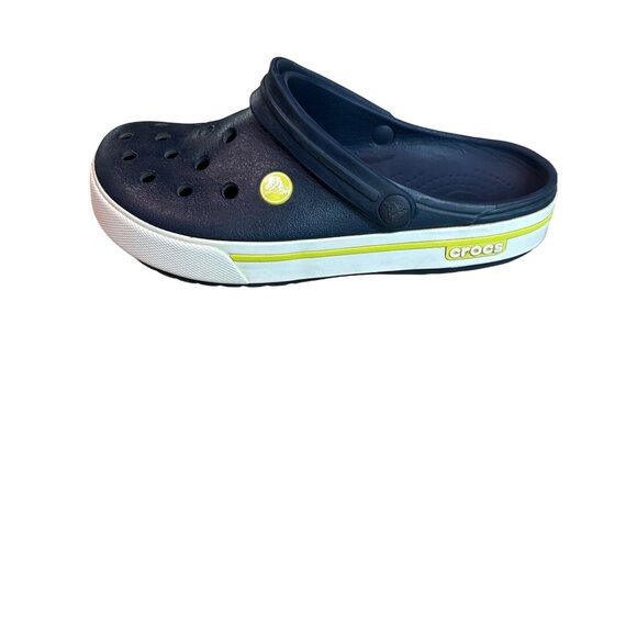 Crocs Men's Size 5 Women's Size 7‎ Navy Slip On Clogs 204537-42K - Picture 6 of 8